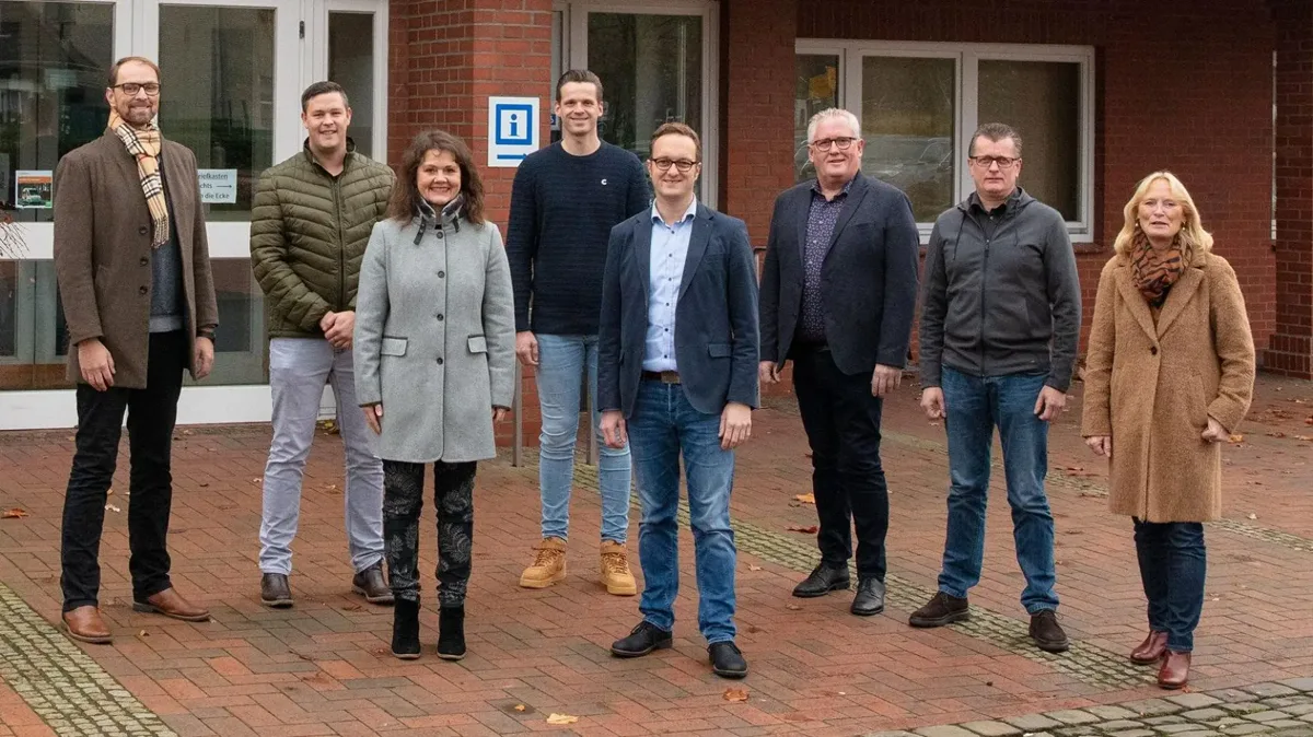 Die UWG-Fraktion bei der Ratsarbeit