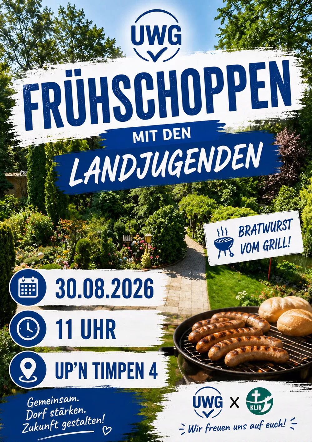 Einladung: Frühschoppen mit den Landjugenden – UWG Cappeln und KLJB laden am 30. August 2026 ein